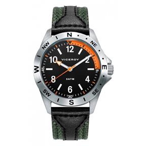 Reloj Viceroy Next Niño Verde Militar y Negro Analógico 42403-54