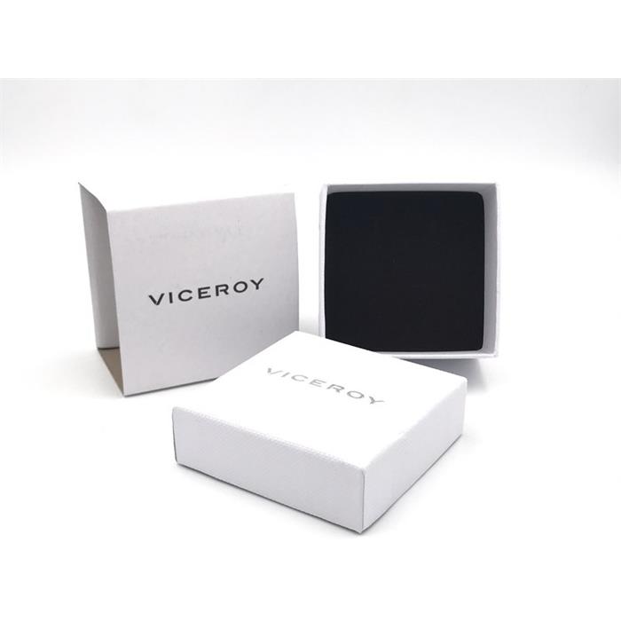 Pulsera Viceroy Fashion Air Hombre Piel trenzada Marrón y Acero Inoxidable 1478P01011