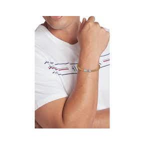 Pulsera Tommy Hilfiger Hombre Cuero Marrón Trenzado y Acero Inoxidable 2790461 2