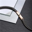 Pulsera Maserati Hombre Acero Inoxidable gris y rosado JM222AVD03