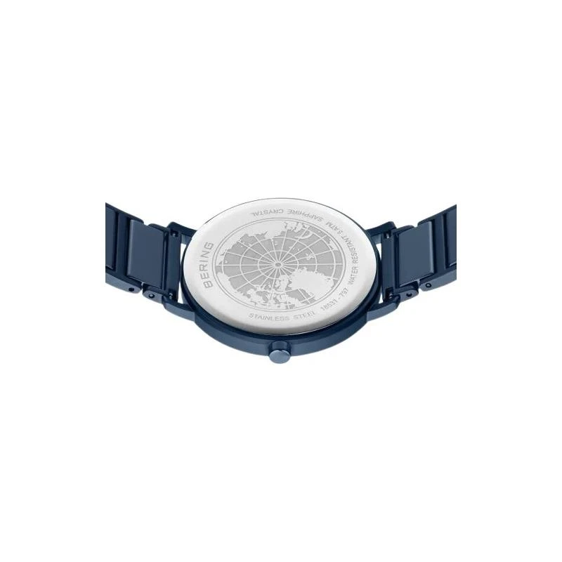 Reloj Bering Ceramic Azul Mujer Analógico 18531-797