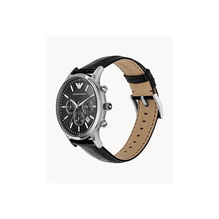 Reloj Emporio Armani Renato Hombre Negro Cronógrafo AR2447