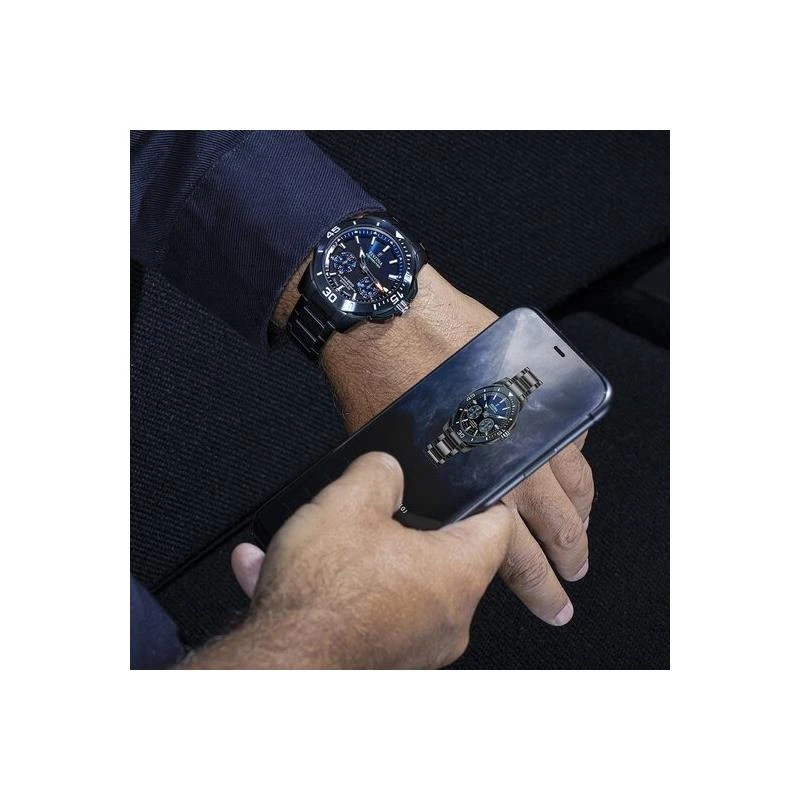 Reloj Festina Connected Hombre Metalizado y Azul Híbrido F20647/1