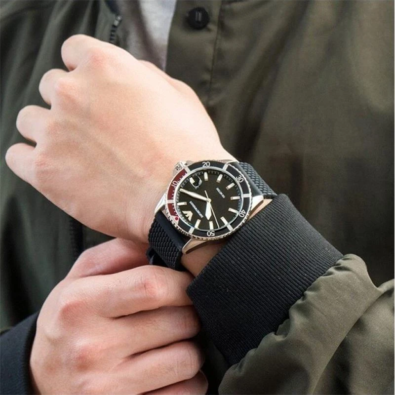 Reloj Emporio Armani Diver Hombre Negro Analógico AR11341
