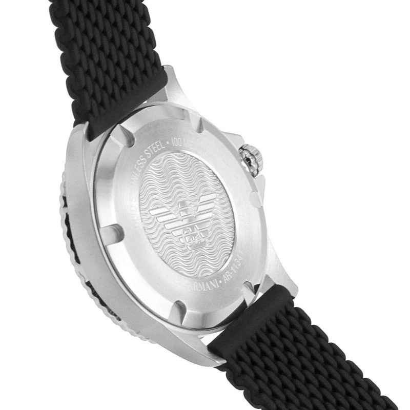 Reloj Emporio Armani Diver Hombre Negro Analógico AR11341
