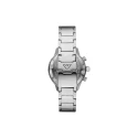 Reloj Emporio Armani Diver Hombre Plateado y Negro Analógico AR11360