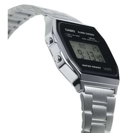 Reloj Casio Vintage Unisex Plateado Digital A158WEA-1EF