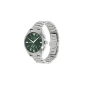Reloj Emporio Armani Claudio Hombre Plateado y Verde Cronógrafo AR11480