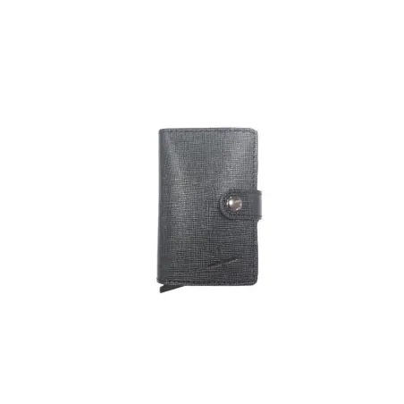Tarjetero Piel Grabada Negro Hombre 222-103NE
