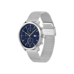 Reloj Lacoste Replay Hombre Plateado y Azul Multifunción 2011256 2
