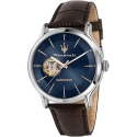 Reloj Maserati Epoca Hombre Negro, Plateado y Azul Automático R8821118010