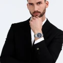 Reloj Maserati Attrazione Hombre Plateado y Azul Multifunción R8853151005