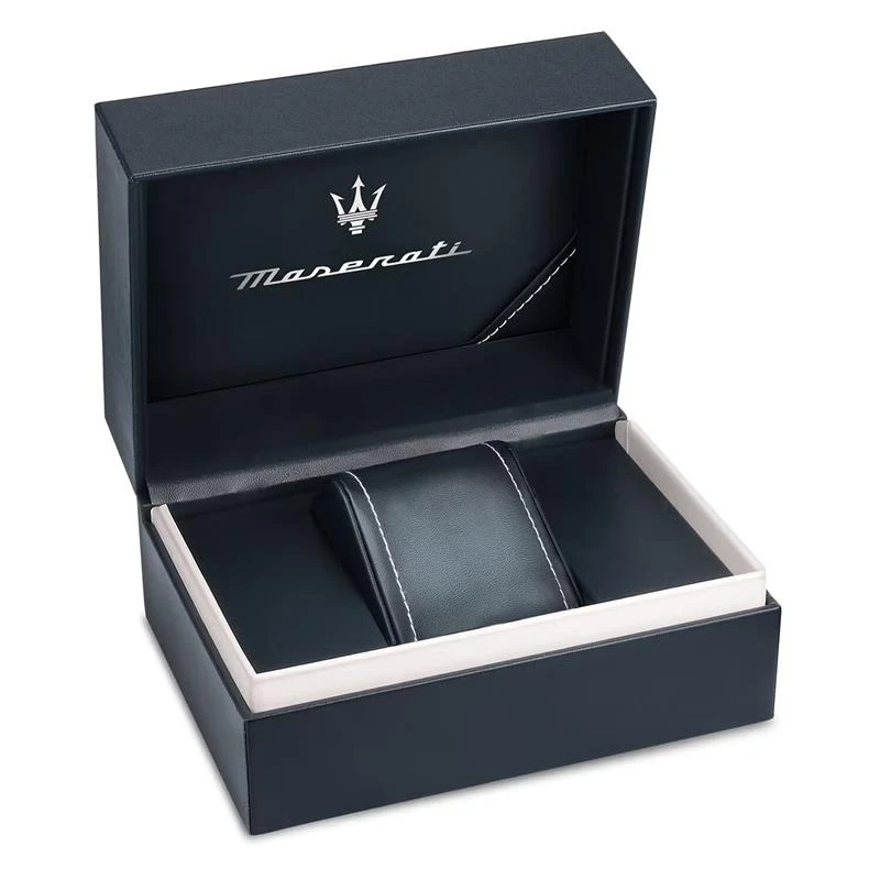 Reloj Maserati Attrazione Hombre Plateado y Azul Multifunción R8853151005
