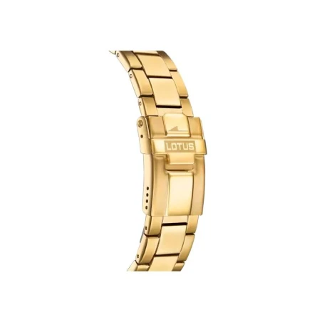 Reloj Lotus Excellent Hombre Dorado y Azul Cronógrafo 18758/1