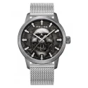 Reloj Police Raho Hombre Plateado y negro Analógico PEWJG0005505