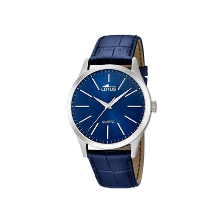 Reloj Lotus minimalist Hombre Azul y Plateado Analógico 15961/A