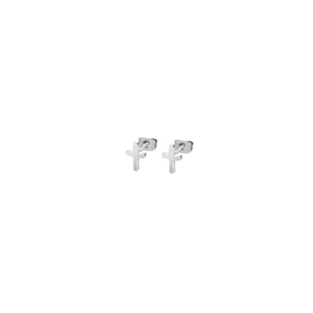 Pendientes Lotus Style Hombre Cruz Acero Inoxidable LS2227-4/2