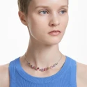 Collar Swarovski Gema Baño Rodio y Cristales Multicolor 5658398