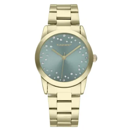 Reloj Radiant Fiji Mujer Champagne y turquesa Analógico RA606204