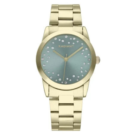 Reloj Radiant Fiji Mujer Champagne y turquesa Analógico RA606204