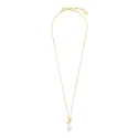 Gargantilla Majorica Selene Mujer Plata Baño Oro y Perla Blanca 10mm 12849.01.1.000.010.1