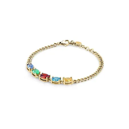 Pulsera Morellato Colori Mujer Acero Baño Oro y Circonitas Multicolor SAVY04
