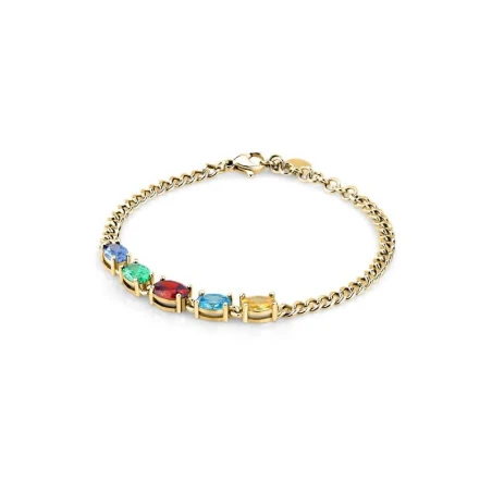 Pulsera Morellato Colori Mujer Acero Baño Oro y Circonitas Multicolor SAVY04