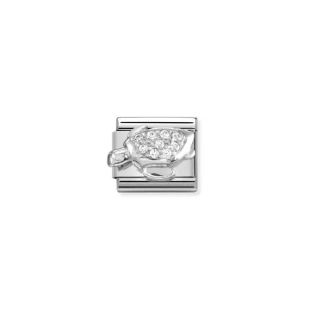 Composable CL SIMBOLOS acero, Cubic Zirc. y plata 925 Tortuga Marina