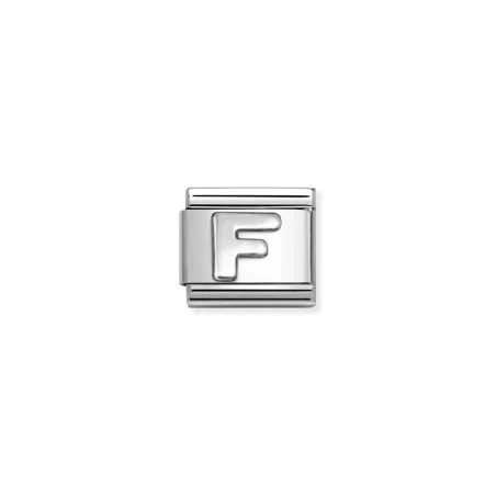 Composable Classic LETRAS oxidadas en acero y plata 925 F