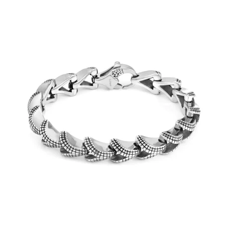 Pulsera B-YOND en acero (ESCAMAS) MEDIUM