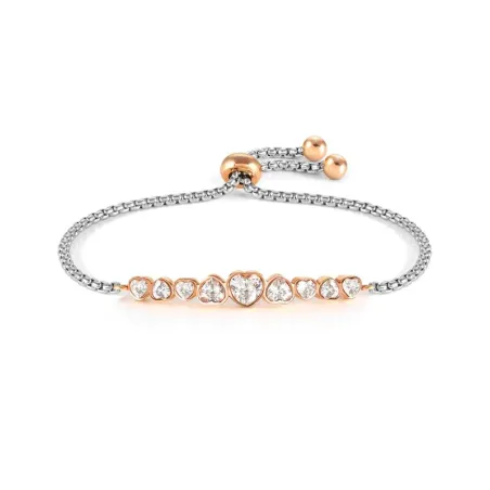 Pulsera Nomination Milleluci Acero y Baño Rosado, Circonitas Blancas 028011/010