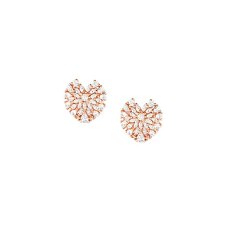 Pendientes Nomination Rayo Flight Corazón Plata Baño Rosado y Circonitas blancas 240209/005