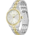 Reloj Boss Rhea Mujer Plateado y Dorado Analógico 1502700