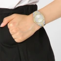 Reloj Boss Rhea Mujer Plateado y Dorado Analógico 1502700