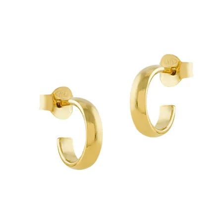 Pendientes Itemporality Cala Aro Plata Baño Oro SEA-200-330-01