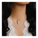 Gargantilla DiamonFire Mujer Plata, Circonitas Blancas y Perlas 6312421111