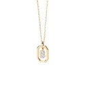 Gargantilla PdPaola Letters Plata Baño Oro  y Circonitas Letra B CO01-513-U