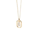 Gargantilla PdPaola Letters Plata Baño Oro  y Circonitas Letra G CO01-518-U