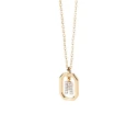 Gargantilla PdPaola Letters Plata Baño Oro  y Circonitas Letra R CO01-529-U