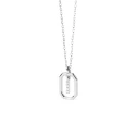 Gargantilla PdPaola Letters Plata Baño Rodio  y Circonitas Letra I CO02-520-U