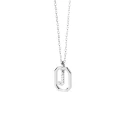 Gargantilla PdPaola Letters Plata Baño Rodio  y Circonitas Letra J CO02-521-U