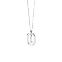 Gargantilla PdPaola Letters Plata Baño Rodio  y Circonitas Letra L CO02-523-U