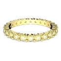 Anillo Swarovski Matrix Baño Oro y Cristales Amarillos 5658664