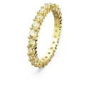 Anillo Swarovski Matrix Baño Oro y Cristales Amarillos 5658664