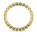 Anillo Swarovski Matrix Baño Oro y Cristales Amarillos 5658664