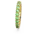 Anillo Swarovski Matrix Baño Oro y Cristales Verdes 5658659