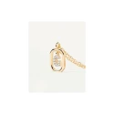 Gargantilla PdPaola Letters Plata Baño Oro  y Circonitas Letra G CO01-518-U
