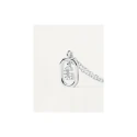 Gargantilla PdPaola Letters Plata Baño Rodio  y Circonitas Letra G CO02-518-U