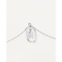 Gargantilla PdPaola Letters Plata Baño Rodio  y Circonitas Letra N CO02-525-U