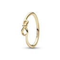 Anillo Pandora Baño Oro Nudo Infinito 168898C00
